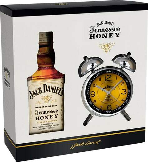 Jack Daniel's Tennessee Honey 35% 700ml + budík