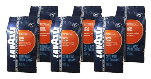 Balíček kávy Lavazza Super Crema 6x1kg